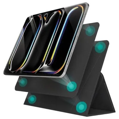 Smartix Premium Magnetic Stand Case for iPad Pro 11-inch  (M4) - Black